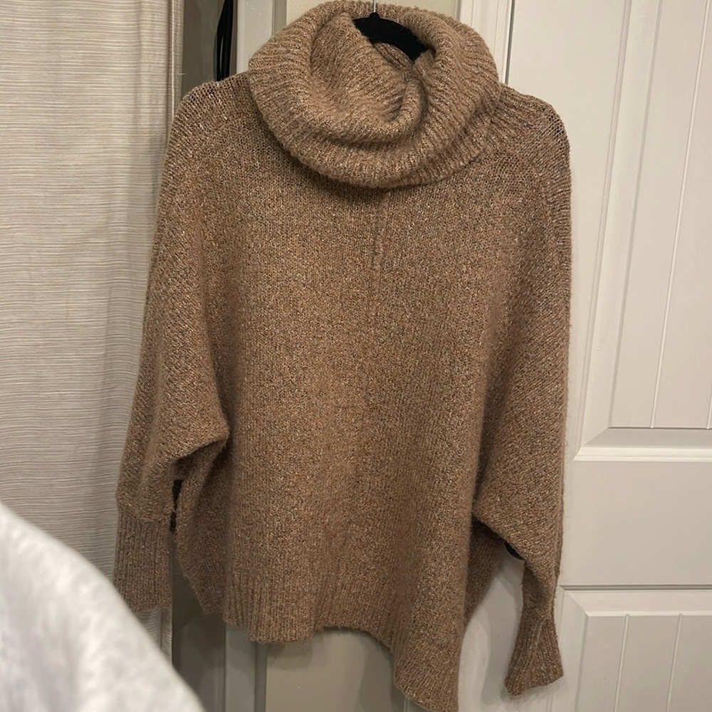 Ruby Moon Tan Turtleneck Sweater Size S